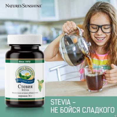 Stevia NSP (Стeвия НСП)- 36 грамм-заменитель сахара БАД